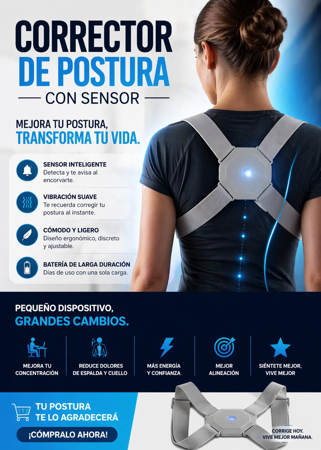 CORRECTO DE POSTURA CON SENSOR